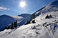 Hoverla in de winter.