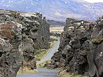 Þingvellir, a fenda tectónica