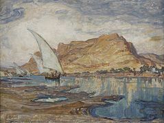 Lofotenlandskap (ca 1910)