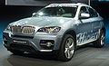 BMW X6 ActiveHybrid — гібрыд, з электра-бензінавым рухавікамі.