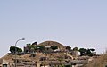 Vista del Castell de la Mota i les bodegues