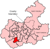 A large constituency in the south of the county.