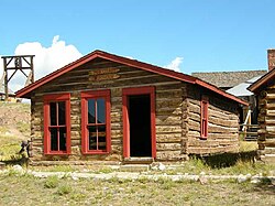 The Park County courthouse, originally built in Buckskin Joe, was later moved to Fairplay, and is now in the South Park City Museum in Fairplay.