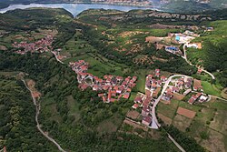 Airview of the village Balanci