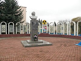 Gedenkmonument voor Ignatenko in Brahin, Wit-Rusland