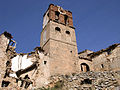 Ruinas de la iglesia parroquial.