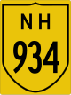 National Highway 934 shield}}