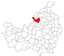 Location in Cluj County