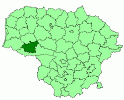 Location in Lithuanie