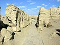 Ruinas de la antigua ciudad de Jiaohe