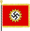 Flagge für Einheiten von vorbildlichen Fabriken (Flagg for «forbilledlige fabrikker», det vil si eksemplariske nasjonalsosialistiske fabrikker)