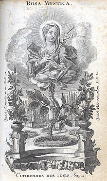 Gravure extraite de" PARAPHRASE DES LITANIES DE NOTRE DAME DE LORETTE" Frères Klauber, 1781 p70