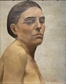 Portrait of a woman by Nevin Edhem Hamdi (1910–1931) The painter died of Tuberculosis at the age of 21.