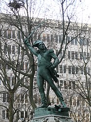 Statue of Michel Ney in Paris' Avenue de l'Observatoire by François Rude