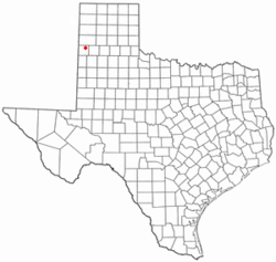 Location of Friona, Texas