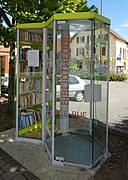 Bibliothèque de rue à Giromagny (T-de-Belfort).