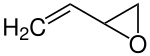 Strukturformel von 3,4-Epoxy-1-buten