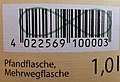 Durch liegende Acht „entstörter“ Barcode