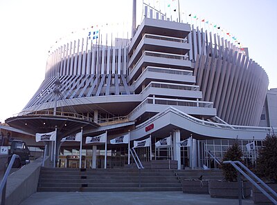 L'actuel Casino de Montréal. Logé dans l'ancien pavillon de la France, lors de l'exposition universelle de 1967, il a été inauguré le 9 octobre 1993.