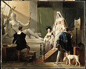 Diane de Poitiers in the studio of Jean Goujon, 1825