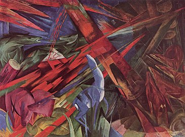 Soarta Animalelor, de Franz Marc, 1913