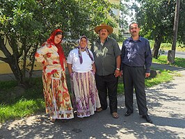 Roma van de subgroep Gabor in Transsylvanië, Roemenië