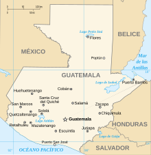 Description de l'image Guatemala map en.svg.