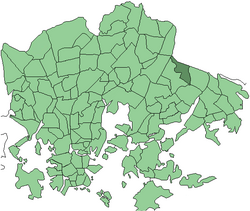 Location in Helsinki