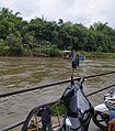 Penyeberangan perahu antara Purwotengah dengan Prambon (Nganjuk)