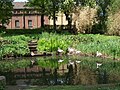 Flamingogehege im nördlichen Teil des Parks