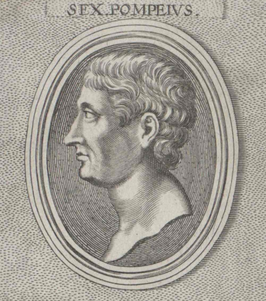 Gravure Sextus Pompeius, jaren 1800