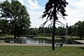 Allegheny Commons Park West Park, dating to 1867, in the Allegheny Center neighborhood of Pittsburgh, PA.