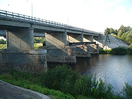 Вид на мост со стороны д.Черёха