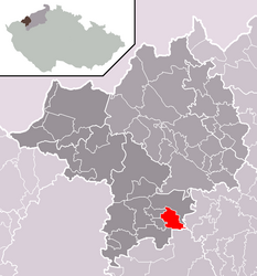 Libědice – Mappa