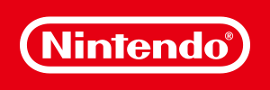 Nintendos logotyp sedan 1980-talet. Den nuvarande färgen antogs år 2015.