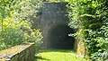 Ehemaliges Trasse und Tunnel der Bergbaubahn bei Ferrières