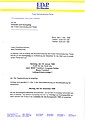 Einladung vom 7. Dezember 1998 durch den FDP Bundesvorsitzenden Wolfgang Gerhardt zum Europatag 1999 in die Messe Frankfurt