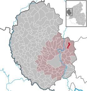 Poziția ortsgemeinde Seinsfeld pe harta districtului Eifelkreis Bitburg-Prüm