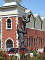 Image 7Statue in Fremantle of an Australian rules footballer taking a spectacular mark (from Culture of Australia)