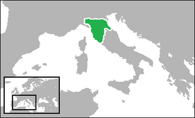 Localização de Províncias da Itália Central