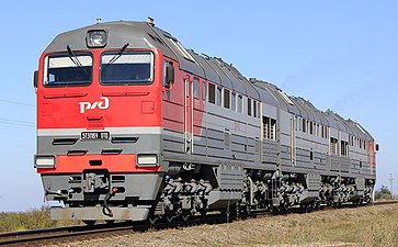 Тепловоз 3ТЭ116У-0010, перегон Красная Стрела — Старотитаровская