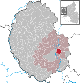 Läget för Badem i Eifelkreis Bitburg-Prüm