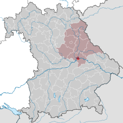 Vị trí của Regensburg