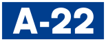 Autovía A-22 shield}}