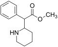 Estrutura química del metilfenidato