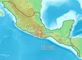 Localização de Mixtecas