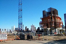 PETCO Park en construcción en 2001.