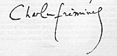 signature de Charles Frémine