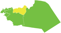 Map of al-Mukharram District within Homs Governorate