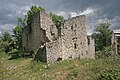 Châteauneuf-lès-Moustiers, Ruinen eines Anfang des 20. Jahrhunderts verlassenen Dorfs